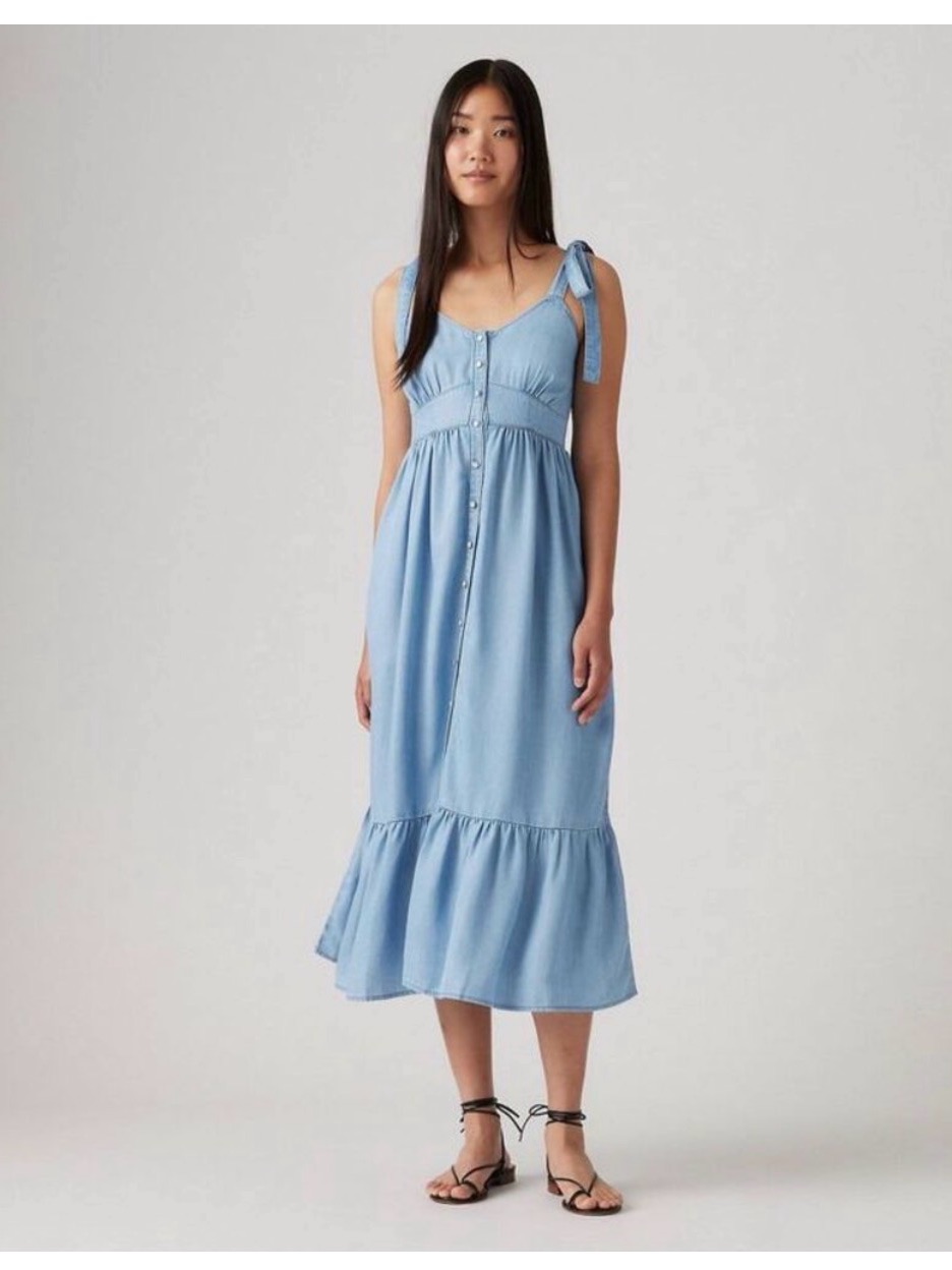 Levi's - Women's Katherine Sleeveless Maxi Recharged Vibe Dress Size Xxl